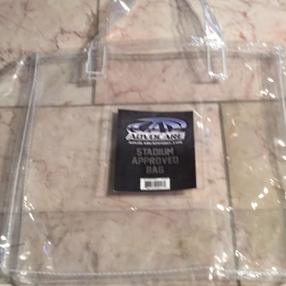 NEW never used ADVOCARE clear stadium approved bag